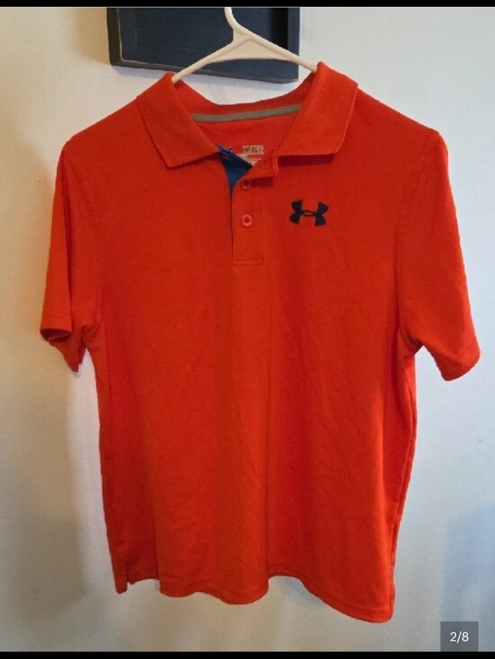 Under Armour Boys' Orange Polo Shirt